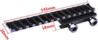 Tactical Extened High Riser Base Flat Top 145mm 14 Slots for 20mm P.ICA-tinny Rail Mount Hunting