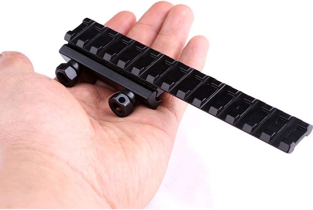 Tactical Extened High Riser Base Flat Top 145mm 14 Slots for 20mm P.ICA-tinny Rail Mount Hunting