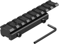 Dovetail to Picatinny Rail Adapter 11mm Dovetail to 21mm Picatinny Rail Convert Mount - Low Profile Scope Riser Rail Adaptor - Base Mount 3/8" to 7/8" Converter
