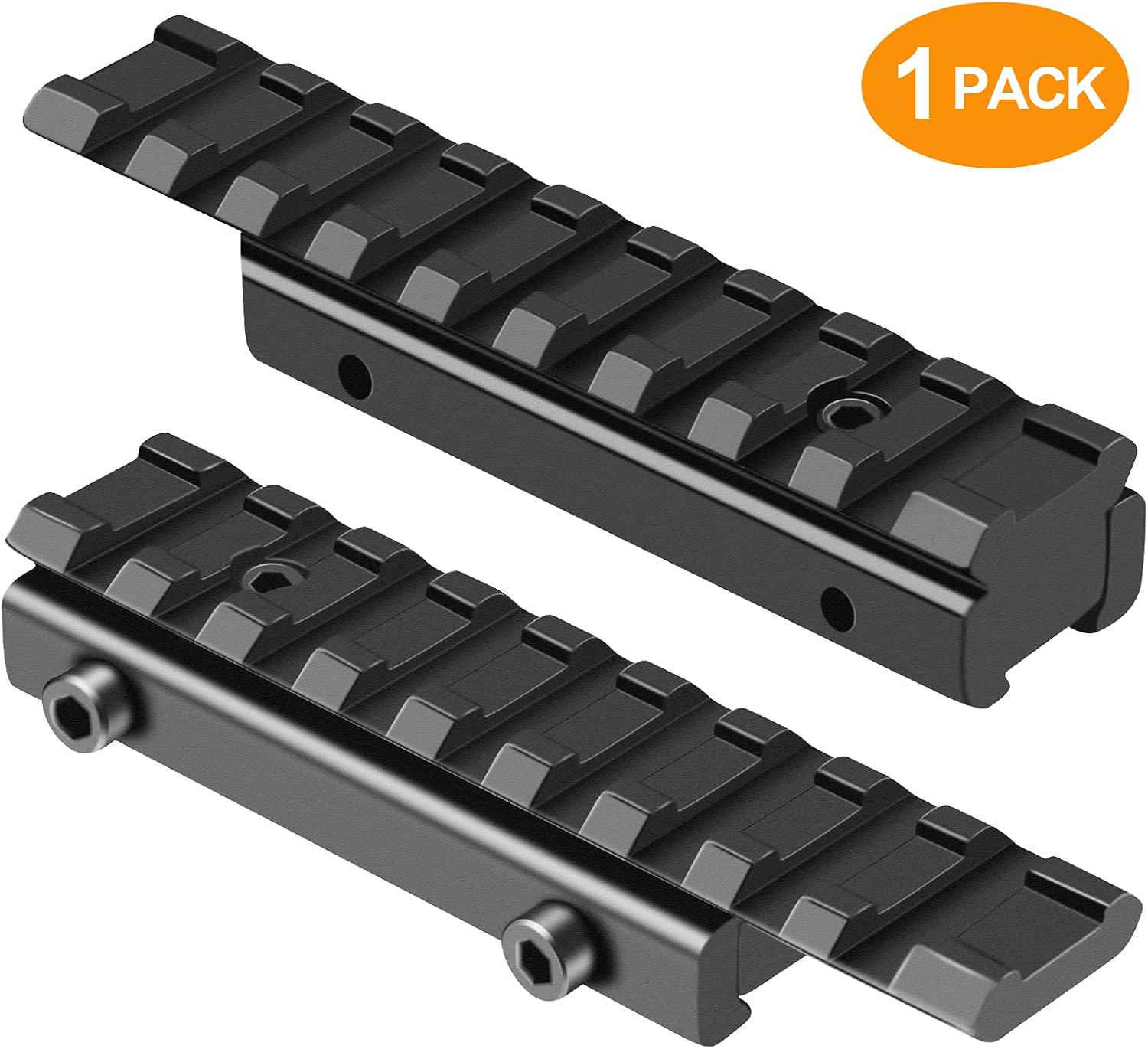 Dovetail to Picatinny Rail Adapter 11mm Dovetail to 21mm Picatinny Rail Convert Mount - Low Profile Scope Riser Rail Adaptor - Base Mount 3/8" to 7/8" Converter