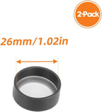 26mm Lens Protector Cover for Red Dot Sight & Flashlight – 500 FPS Impact Resistant, 2-Pack (Fits M300, M600, X300, X400)