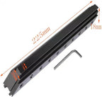 11mm Dovetail to 20mm Picatinny Rail Adapter | 225mm | CNC Aluminum Alloy