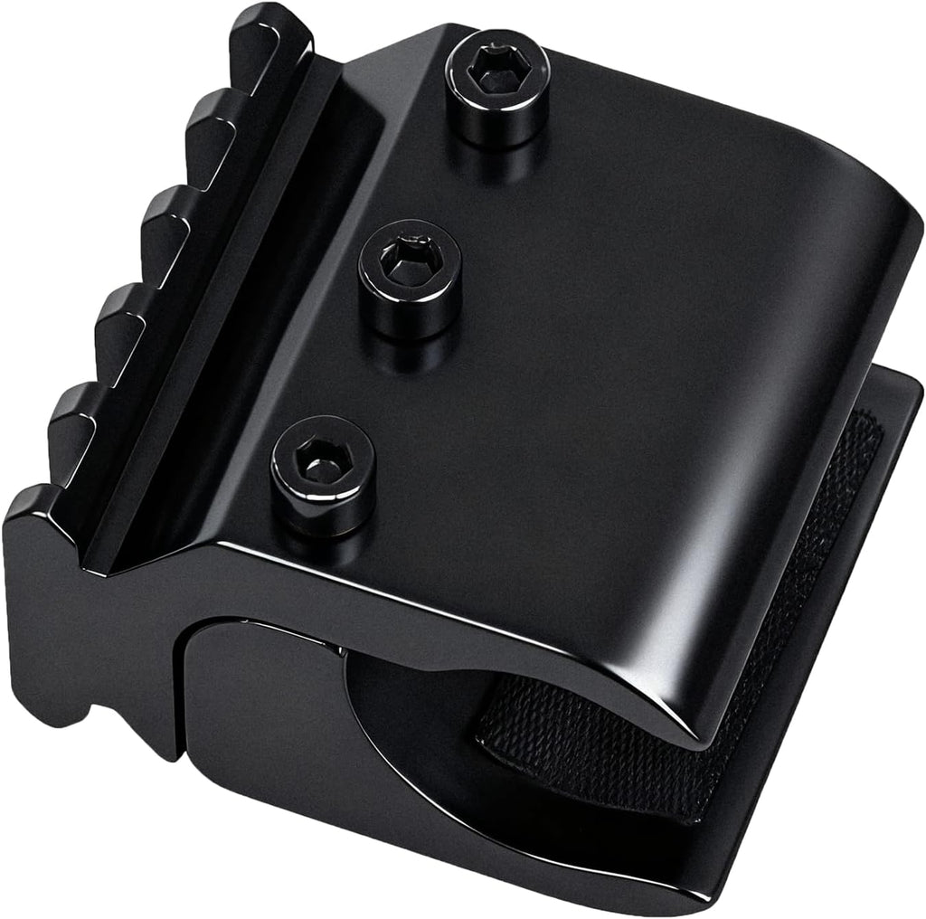 Barrel Clamp Mount Weaver Picatinny Rail Base Adapter for Flashlight Laser Sight