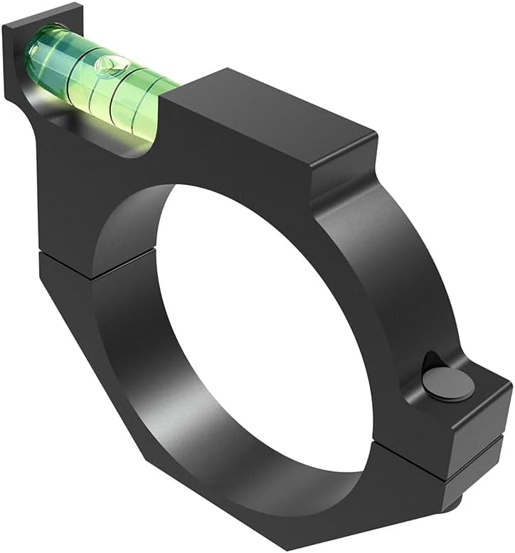 Rifle Scope Bubble Level, Anti-Cant Scope Level for 30mm Tube, Precision CNC Machined Spirit Level for Hunting, Shooting & Competition