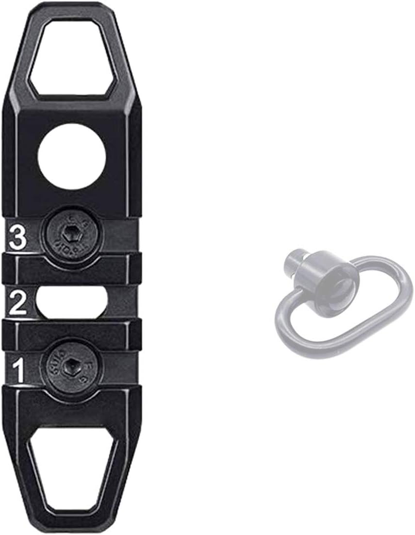Picatinny Rail Sections for M-LOK & Keymod | 3/7/11-Slot Set | CNC Aluminum Alloy