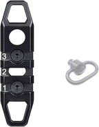 Picatinny Rail Sections for M-LOK & Keymod | 3/7/11-Slot Set | CNC Aluminum Alloy