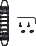 Picatinny Rail Sections for M-LOK & Keymod | 3/7/11-Slot Set | CNC Aluminum Alloy