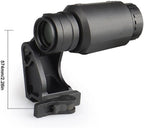 FAST FTC Flip-to-Center Magnifier Mount | QD Lever | 2.26" Centerline | 6061-T6 Aluminum