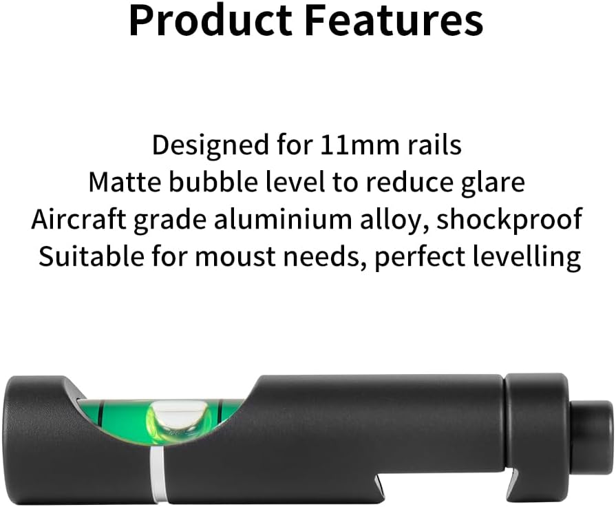 FRSF Scope Leveling Kit High Precision Bubble Scope Rail Level, Professional Bubble Scope Leveling System
