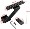 21mm Picatinny Rail Mount for Pistol | CNC Aluminum | 5" See-Thru Design