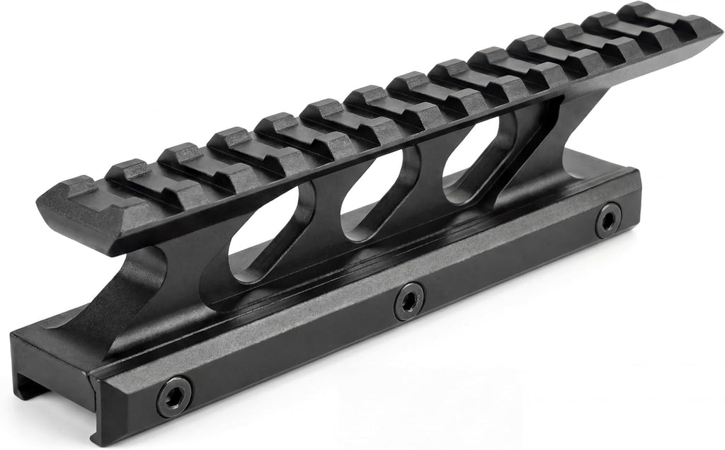 1" High Profile 13 Slots Picatinny Rail Riser Mount for Red Dots and Optics