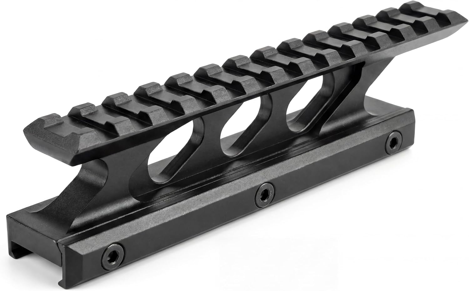 1" High Profile 13 Slots Picatinny Rail Riser Mount for Red Dots and Optics