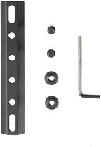 FRSF 6 Slots 20mm M-Lock Rail Mount, Scope Flashlight Laser Base Mount, Flat Bottom Aluminum Rail