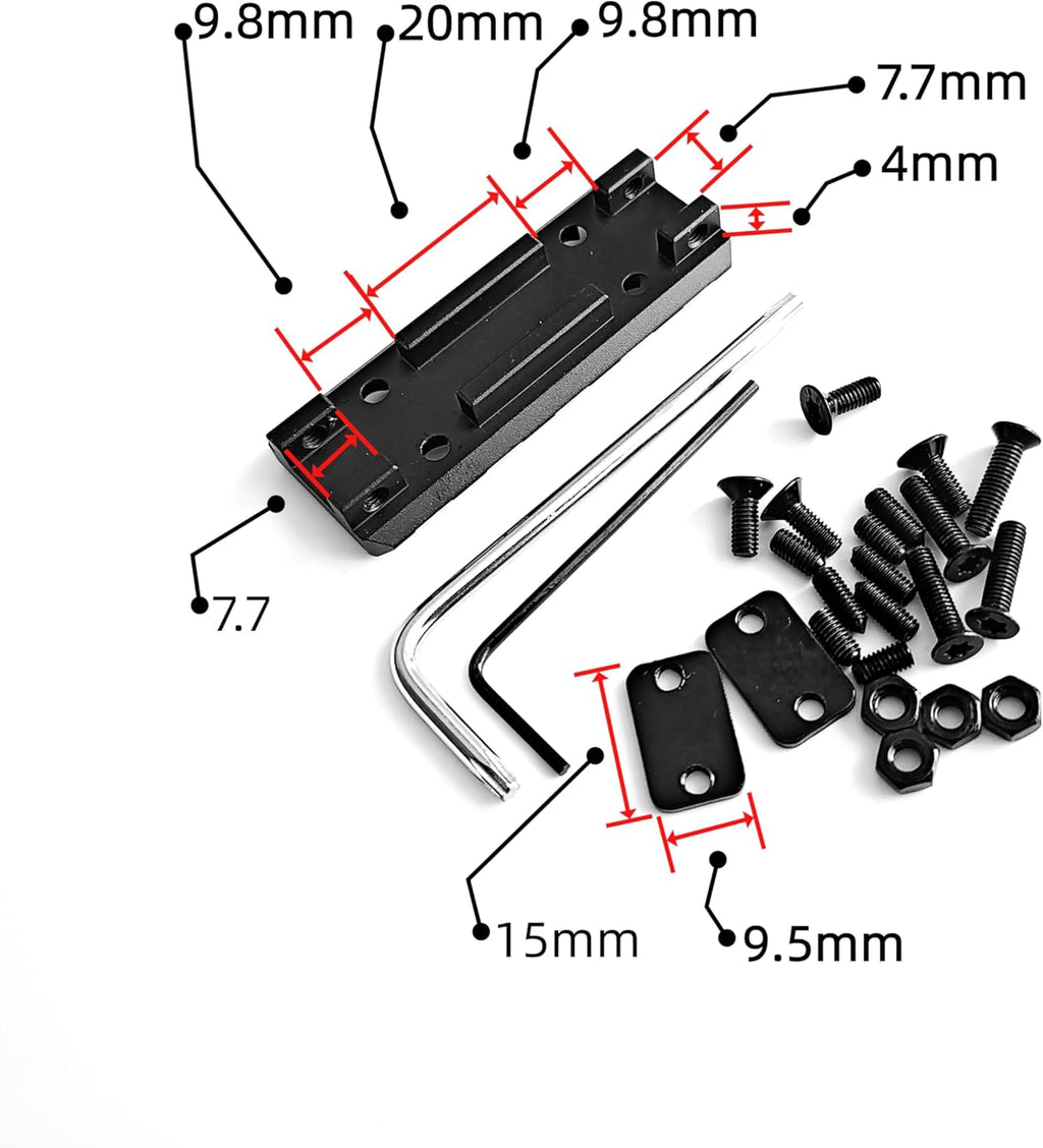 Picatinny Ventilated Rib Rail Scope Mount for The IZH-27 MR-153/155 MP-233 TOZ-120 MTs21-12 TOZ-84