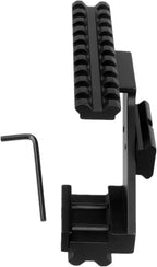 21mm Picatinny Rail Mount for Pistol | CNC Aluminum | 5" See-Thru Design
