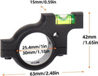 FRSF 25/30mm Tube Anti-Cant Rifle Scope Bubble Level for Precision Long-Range Shooting
