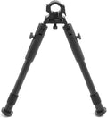 Clamp-on Bipod for Rifles/Gun Holders 6-9 inch Folding Hard Bipod Adjustable Height Rubber Feet Metal Universal Mount