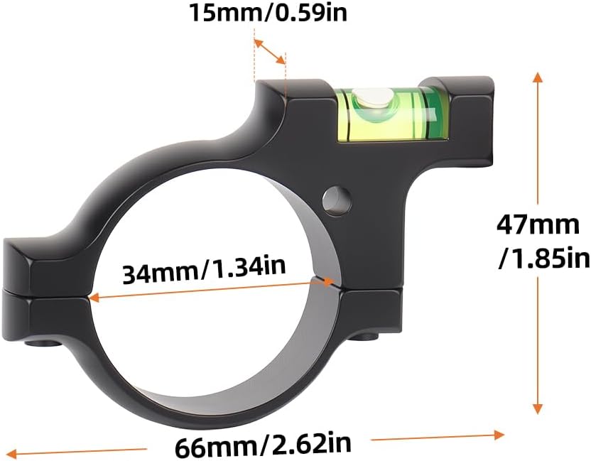 FRSF 34mm Tube Anti-Cant Rifle Scope Bubble Level for Precision Long-Range Shooting