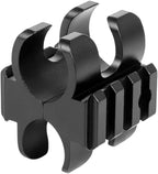 FRSF Barrel Clamp Mount Clamping Installation for Shotgun Flashlight Mount,Metal Butterfly Clip, Double-Sided Clip