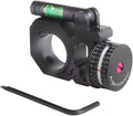FRSF Angle Degree Indicator with Bubble Level Precision Angle Cosine Fit 25.4mm/1" and 30mm/1.18" Scope Level Optic Bubble Level (Black-Right)