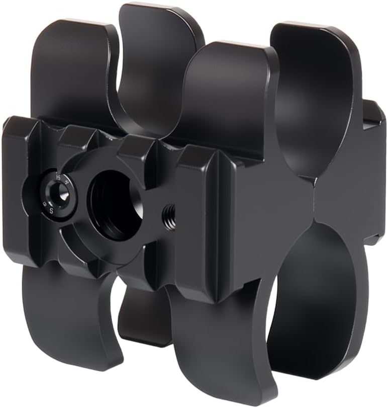 FRSF Barrel Clamp Mount Clamping Installation for Shotgun Flashlight Mount,Metal Butterfly Clip, Double-Sided Clip