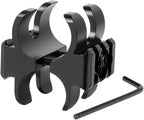 FRSF Barrel Clamp Mount Clamping Installation for Shotgun Flashlight Mount,Metal Butterfly Clip, Double-Sided Clip