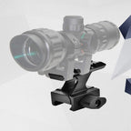 45mm Slanted Riser Mount | 3-Slot 20mm Picatinny | Aluminum | For Red Dot Sights