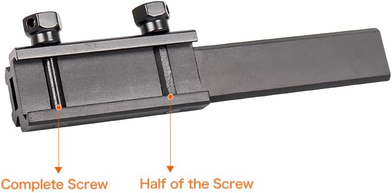 Extened Long Raiser Mount Base，High Profile Picatinny Weaver Rail Flat Top Mount Adaptor and Riser for Scopes and Optics，14 Slots 5.7in L