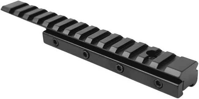 FRSF 3/8" 11mm to 7/8" 20mm Dovetail to Picatinny Rail Adapter, Low Profile 11mm to 20mm Picatinny Riser Mount