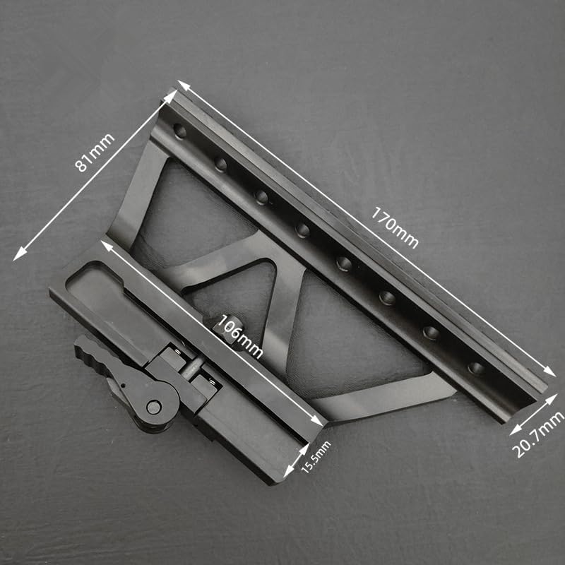 QD Side Scope Mount | 20mm Picatinny | 6061 Aluminum + Steel | Auto-Lock Zero Return
