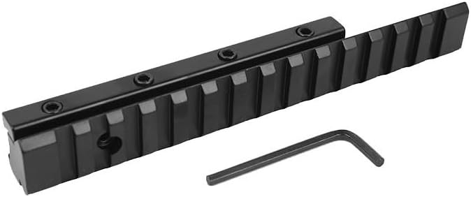 FRSF 3/8" 11mm to 7/8" 20mm Dovetail to Picatinny Rail Adapter, Low Profile 11mm to 20mm Picatinny Riser Mount
