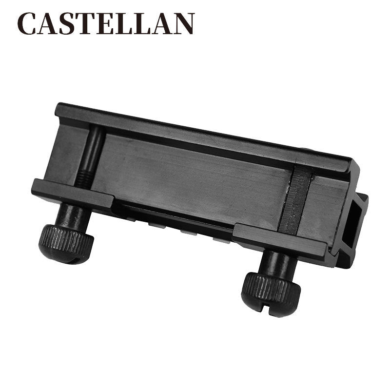 1" See-Through Riser Mount | 8-Slot Picatinny | Hi-Profile | Aircraft-Grade 6061 Aluminum