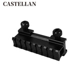 1" See-Through Riser Mount | 8-Slot Picatinny | Hi-Profile | Aircraft-Grade 6061 Aluminum