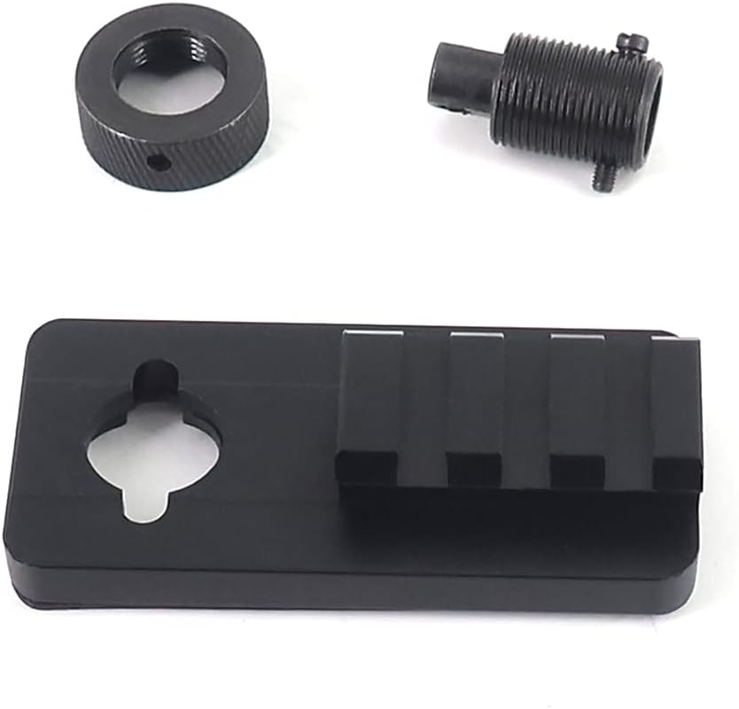Sling Stud Picatinny Rail Bipod Adapter, Aluminum Construction | Sling Swivel, 1913 Picatinny Rail Mount, Anti-Slip Rubber Base