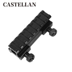 1" See-Through Riser Mount | 8-Slot Picatinny | Hi-Profile | Aircraft-Grade 6061 Aluminum