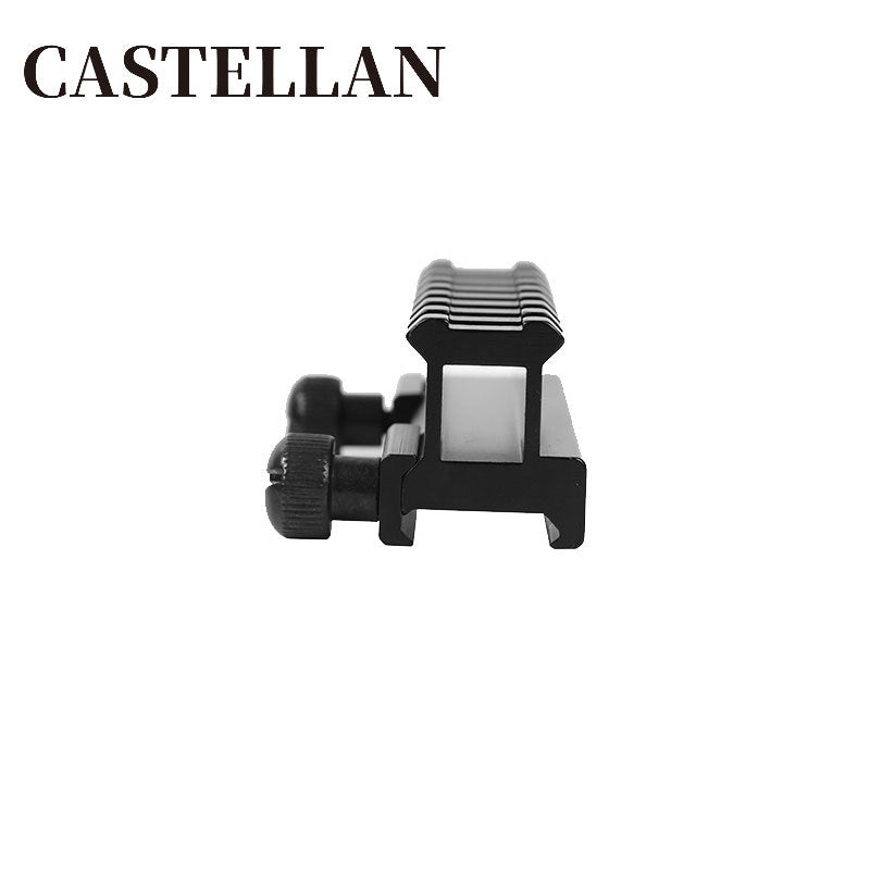 1" See-Through Riser Mount | 8-Slot Picatinny | Hi-Profile | Aircraft-Grade 6061 Aluminum