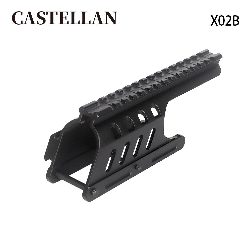 Saddle Scope Mount for Remington 870 / 870 DM | 14-Slot Picatinny | Skeleton Aluminum