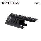 Saddle Scope Mount for Remington 870 / 870 DM | 14-Slot Picatinny | Skeleton Aluminum