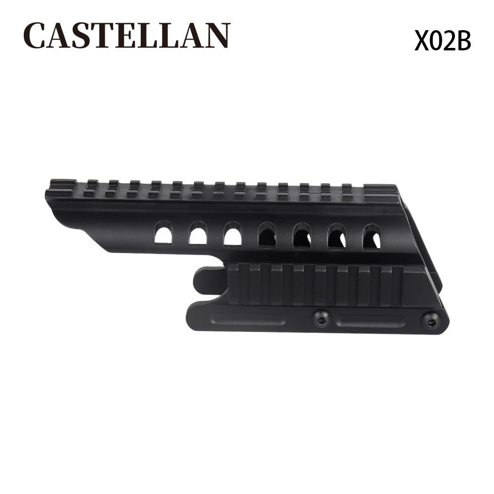 Saddle Scope Mount for Remington 870 / 870 DM | 14-Slot Picatinny | Skeleton Aluminum