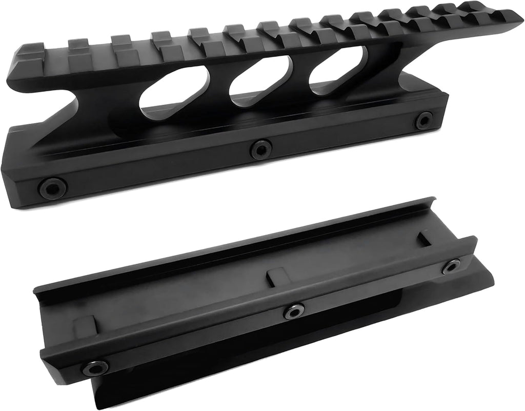 1" High Profile 13 Slots Picatinny Rail Riser Mount for Red Dots and Optics