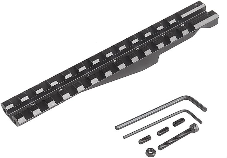 Extended Low Profile Rail Mount | 5.9" / 150mm | MIL-SPEC 1913 Picatinny | 6061 Aluminum | Black
