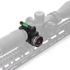 FRSF Angle Degree Indicator with Bubble Level Precision Angle Cosine Fit 25.4mm/1" and 30mm/1.18" Scope Level Optic Bubble Level (Black-Right)