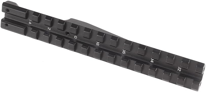 Extended Low Profile Rail Mount | 5.9" / 150mm | MIL-SPEC 1913 Picatinny | 6061 Aluminum | Black