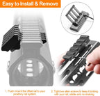 45° Offset Picatinny Rail Mount | 5-Slot | 21mm | 6061 Aluminum | 2-Pack