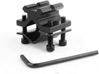 20mm Barrel Rail Mount Tube Adapter, Rifle Gun Laser Flashlight Barrel Clamp, Scope Mount with Barrel Adapter