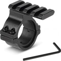 25.4mm to 30mm Scope Ring Adapter with Picatinny Rail | Barrel Clamp Mount for Flashlight, Laser & Red Dot