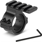 25.4mm to 30mm Scope Ring Adapter with Picatinny Rail | Barrel Clamp Mount for Flashlight, Laser & Red Dot
