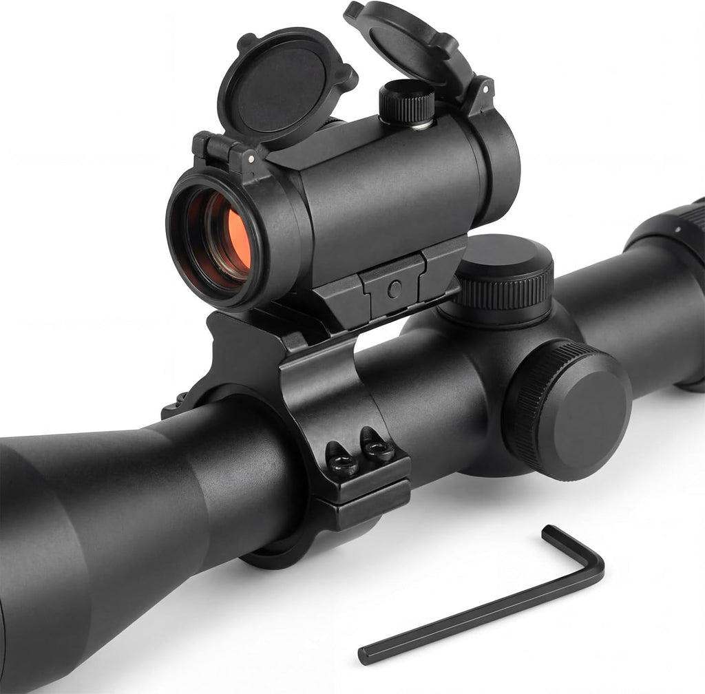 25.4mm to 30mm Scope Ring Adapter with Picatinny Rail | Barrel Clamp Mount for Flashlight, Laser & Red Dot