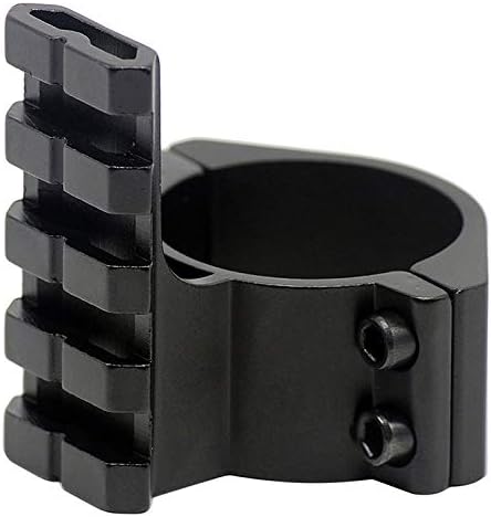25.4mm to 30mm Scope Ring Adapter with Picatinny Rail | Barrel Clamp Mount for Flashlight, Laser & Red Dot