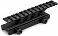 Picatinny Rail Riser Mount | 13-Slot High Profile, 140mm, 20mm Aluminum, Fits Scopes & Red Dots